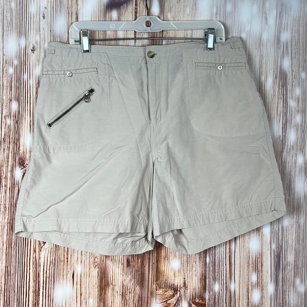 Columbia XCO Tan Pocketed Hiking Walk Shorts 14